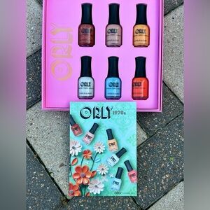 Orly Nail Lacquer SPRING 2025 1970's LIMITED EDITION FULL COLLECTION 6 COLORS